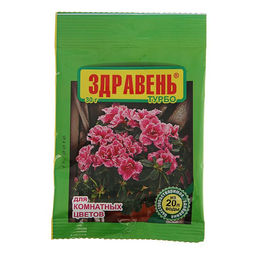 Цена за 10 шт. Удобрение Здравень турбо для комнатных цветов, пакет, 30 г