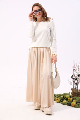 Костюм NIKVA н557-4 молоко+шампанское фото 3