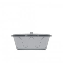 Таз 6л "Хозяюшка" с крышкой М1279