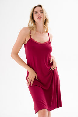 Ночная сорочка из вискозы Николь спелая вишня - Амадэль фото 2