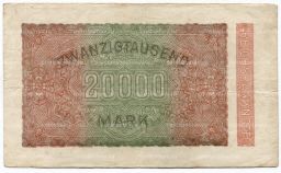 20000 марок 1923 года Германия