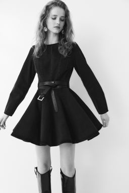 Vestido denim con falda acampanada - H&m фото 3