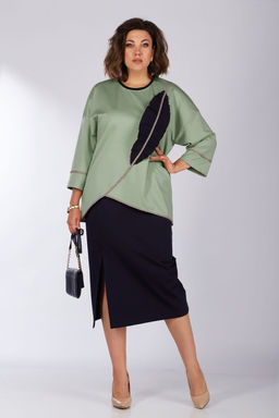 Костюм LADY SECRET 1631 синий+фисташка