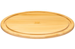 Блюдо сервировочное 29*29*9 см, бамбуковое с пластиковой крышкой