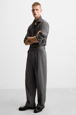 PLEATED TROUSERS WITH BELT - Zara фото 25