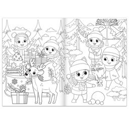 Раскраски набор Любимый Новый год, 4 шт по 16 стр., формат А4 - Буква-ленд фото 5
