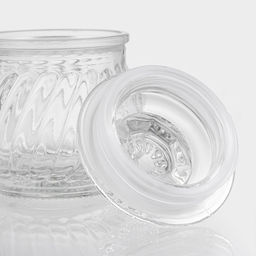 Банка для хранения сыпучих «Рея», 150 мл, 9×8 см, стекло