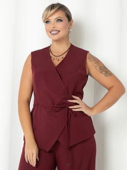 Жилет П-2236/3 Цвет:бургундия