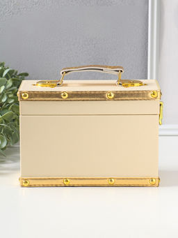 Шкатулка для украшений «Белый шоколад», с ручкой, 20×9×14 см