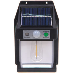 Фонарь садовый "Волшебство ночи" 16*10*4,5 см, на солнечной батарее (свеч., теплый белый) 1 LED, 3 реж., датчик движ.