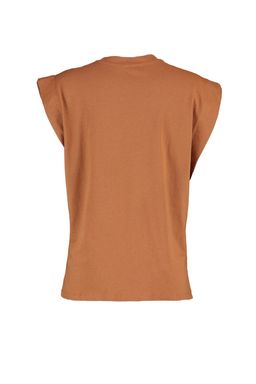 Tarc?n %100 Pamuk Vatka Gorunumlu Basic Bisiklet Yaka Orme T-Shirt TWOSS20TS0021