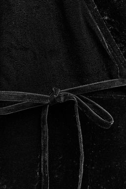 ZW COLLECTION EMBROIDERED VELVET KIMONO - Zara фото 8