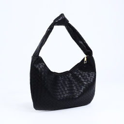 Сумка-багет на молнии, цвет чёрный - Simaland фото 2