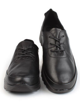 03-5310 BLACK Полуботинки женские (натуральная кожа)