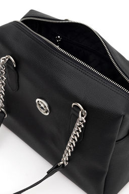 Женская черная сумка через плечо Неожиданная скидка в корзине