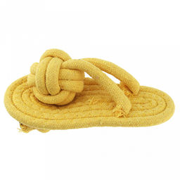 Игрушка для собаки Тапок 15х7,5х7см, текстиль, цвета микс (салатовый, желтый, бирюзовый, темно-розовый), Пэт тойс (Pet toys) (Китай)