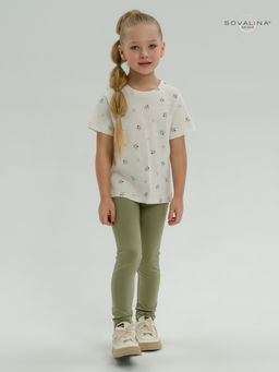 Костюм Мулан бордовые тюльпанчики-оливка - Sovalina фото 7