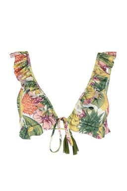 TRENDYOLMILLA Cicek Desenli Ucgen F?rf?rl? Bikini Tak?m? TBESS23BT00052 фото 7