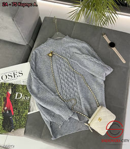 Пуловер женский с узором - Bruno фото 5