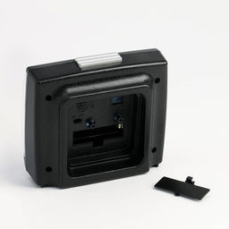 Часы - будильник «Классика», настольные, 14.3×13.2 см, чёрные