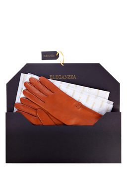 Перчатки женские ш+каш. F-IS0086 luggage - Eleganzza фото 7