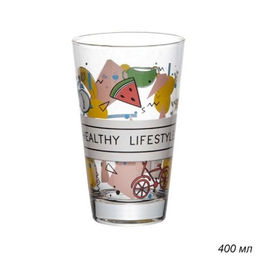 Стакан 400 мл Хэлфи Лайфстайл штучно / 42877SLBD3 /уп.12/ - Галеонтрейд фото 2