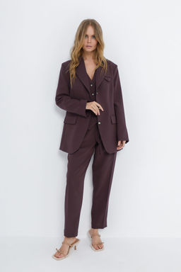 Жакет Pirs 5797 пыльный бургунди фото 5