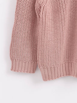 CONTE Укороченный джемпер из объемной пряжи с хлопком LDK 152 chai rose - Conte elegant фото 3