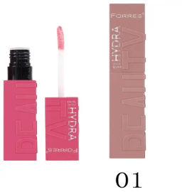 FARRES /7046-01/ Помада жидкая д/губ зеркальный эффект, т.Карамельный нюд. 24