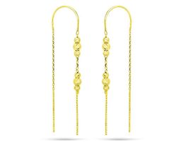 Серьги из серебра без вставки, ТДБ-8712лп