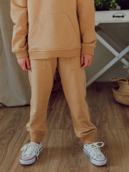 Костюм свитшот+брюки песочный, песочный - Lesi kids фото 12