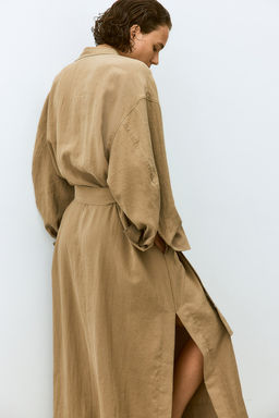 Vestido cargo con cinturon de anudar - H&m фото 6