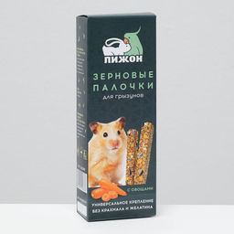 Зерновые палочки Пижон для грызунов, с овощами, 2 шт, 106 г
