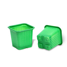 Цена за 3 шт. Горшок для рассады, 210 мл, d=7 см, h=6.5 см, зелёный, в наборе 10 шт., Greengo