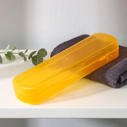 Цена за 2 шт. Футляр для зубной щётки и пасты, 21×6×3 см, МИКС