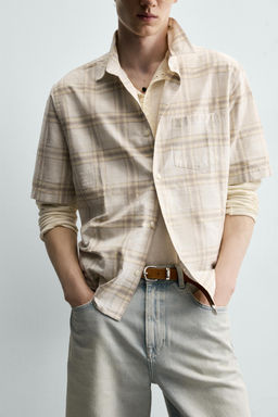 CAMISA REGULAR FIT CUADROS / Arena - Zara фото 6