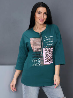 IV-CAPRIZ Диара - футболка лазурный