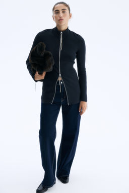 Top con cremallera y detalles de strass - H&m фото 5