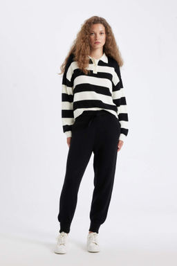 Jogger Triko Pantolon Cepli Basic Duz Beli Lastik Bagc?kl? - Defacto фото 4