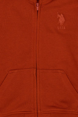 Базовая толстовка с капюшоном Tile для мальчиков - U.s. polo assn фото 3