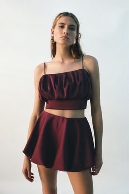 STRAPPY BALLOON TOP - Zara фото 6