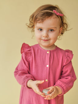 Повязка с бантиком "Брусника" 0+