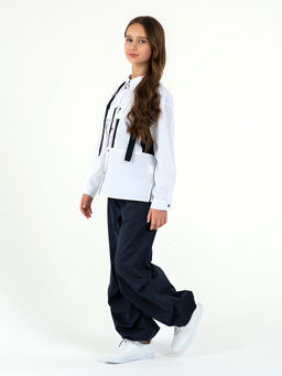 Школьные брюки для девочки Mooriposh, модель 0447