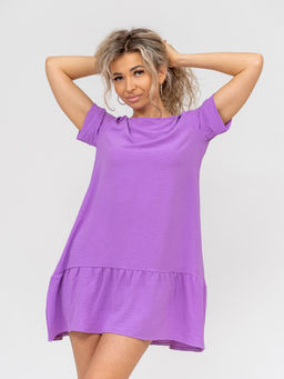 Платье женское Текс-Плюс, цвет фиолетовый