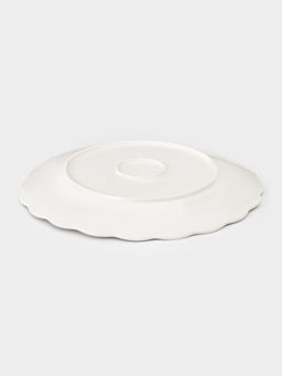 Тарелка Garden rose, d=26 см, фарфор, белая