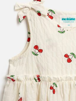 ACOOLA /  Платье детское для девочек Alcor белый принт  фото 4