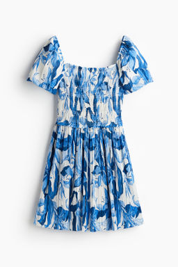 Vestido efecto arrugado con cuerpo nido de abeja - H&m фото 2