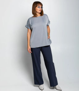 Блуза #ОКТ035001-1, серый