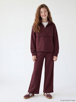 K?z ?ocuk Soft Touch Sweatshirt ve E?ofman Alt?