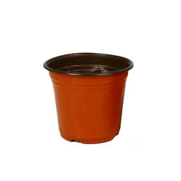 Цена за 5 шт. Горшок для рассады, 2.5 л, d=18 см, h=14.5 см, мягкий пластик, терракот, Greengo